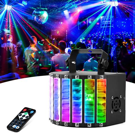 DJ Lights, LaluceNatz 30W 48 Lens Portable Stage Lights Sound Activated Strobe Lights Led Lights ...