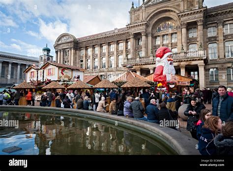 birmingham christmas german market 8th december 2014 one of the largest outside germany people ...