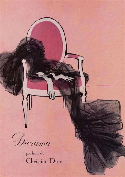 rene gruau | Vintage dior, Perfume ad, Fashion art illustration