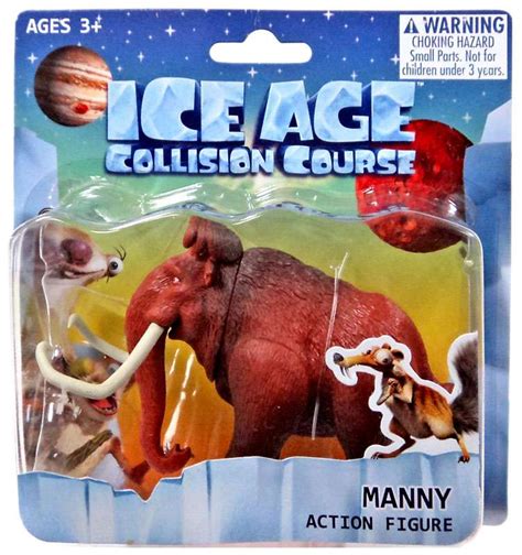 Ice Age Collision Course Manny 3 Action Figure Head Start - ToyWiz