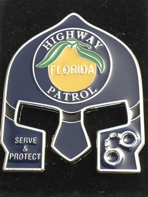 FHP WARRIOR FACE TROOPER COIN - BLUE FACE SILVER BADGE