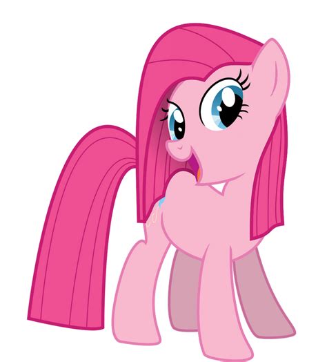 Straight-Maned Pinkie Pie by Eagle1Division on DeviantArt