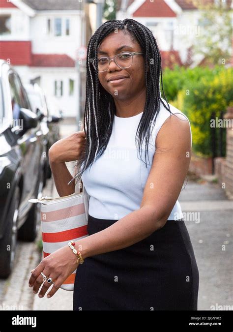 London ,United Kingdom -12/07/2022. MP Kemi Badenoch leaves her London ...