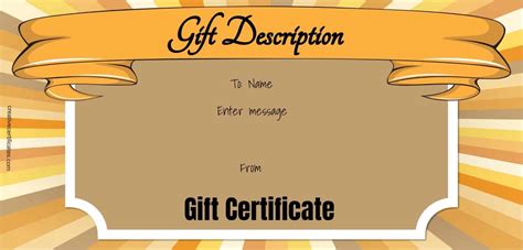 FREE Gift Certificate Template | 50+ Designs | Customize Online and Print