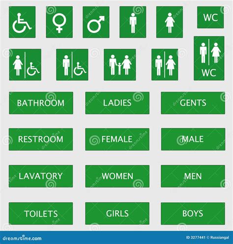 Toilet Signs. Funny WC Man And Woman Direction Icons, Restaurant Cafe Cinema Restroom Door Signs ...