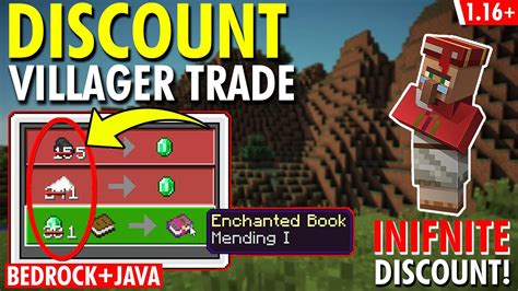 How To Get *MAX DISCOUNTS* on ALL VILLAGER TRADES (Bedrock + Java) - Minecraft Discounted ...