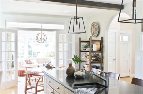 DIY Modern Rustic Wood Beams In The Kitchen - City Farmhouse by Jennifer O'Brien