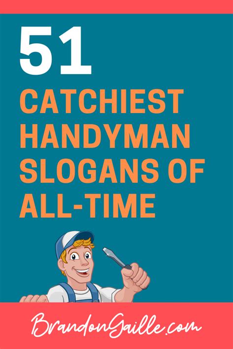 51 Catchy Handyman Slogans and Taglines | Handyman business, Handyman ...