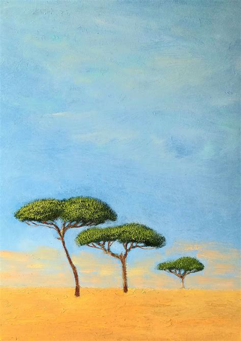 Africa Oil Painting Africa Original Art African Landscape Art - Etsy ...