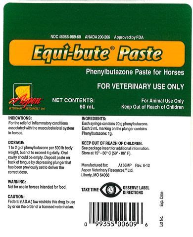 Phenylbutazone Paste : Veterinary Drug information, pets meds