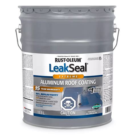 LeakSeal 18.9L Aluminum Roof Coating - 15 Year | The Home Depot Canada