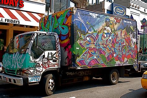 NYC ♥ NYC: AUKS ONE Truck Graffiti