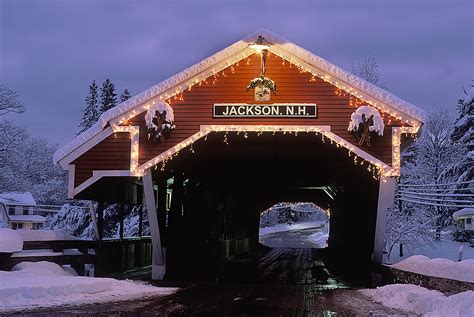 #140107 Jackson Covered Bridge, White Mountains, New Hampshire, White Mountain Photography