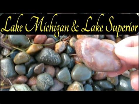 LAKE MICHIGAN & LAKE SUPERIOR ROCK HUNT ! - YouTube