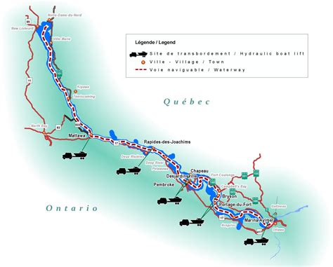 Map - Ottawa River Waterway