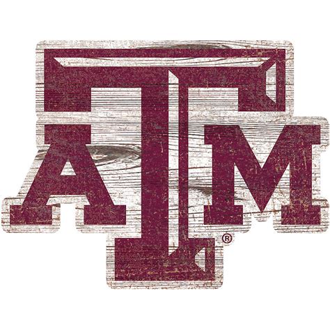 Fan Creations Texas A&M University Distressed Logo Cutout Sign | Academy