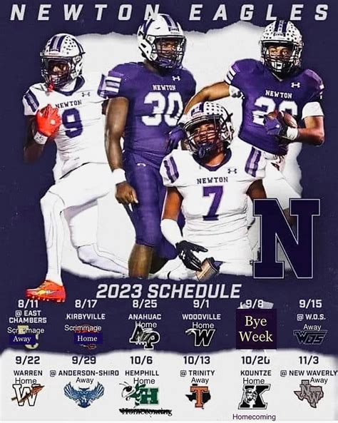 Newton Eagle - 2023 Football Schedule