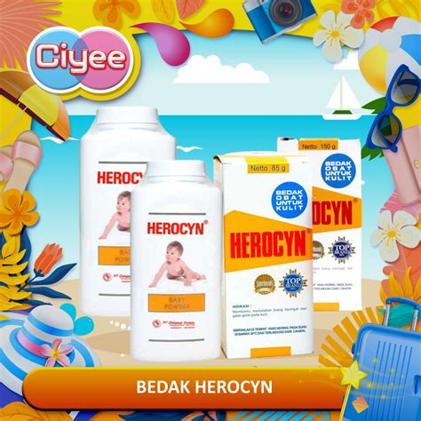 Jual HEROCYN Bedak Biang Keringat - Baby Powder - Bedak Gatal - Herocin ...