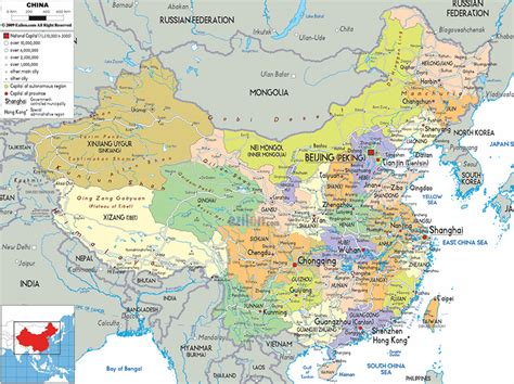 How Many Provinces Or States Are There in China?