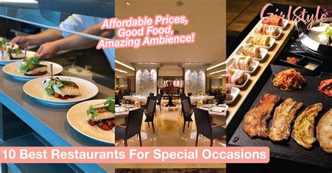 Best Affordable Restaurants In Singapore To Celebrate Special Occasions