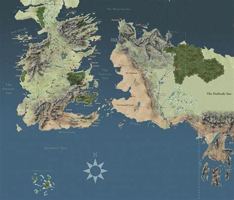 Interactive Game of Thrones Map