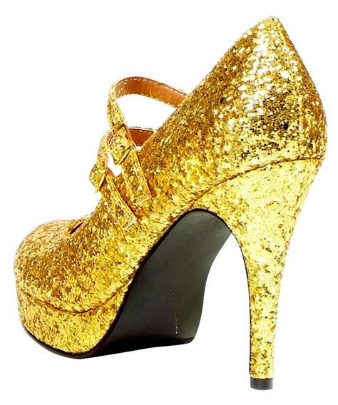 Pin Gold Glitter Shoes on Pinterest | Gold glitter shoes, Glitter shoes ...