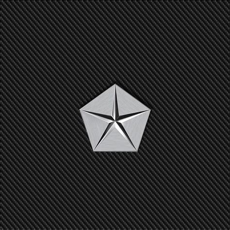 Chrysler Pentastar, carbon, emblem, logo, HD phone wallpaper | Peakpx