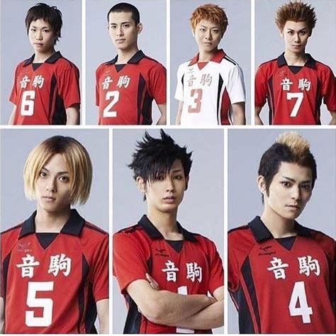 Haikyuu!! Stage Play Nekoma Cast : haikyuu