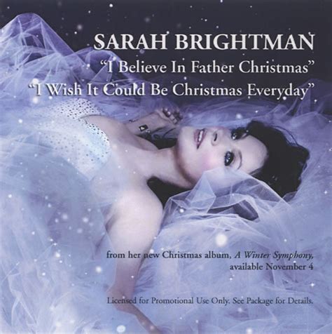 Sarah Brightman A Winter Symphony US Promo CD-R acetate (454543)