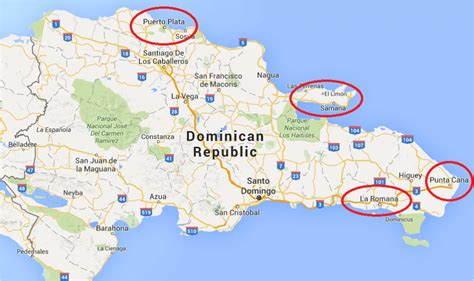 Where Is The Dominican Republic Map | Map of Atlantic Ocean Area