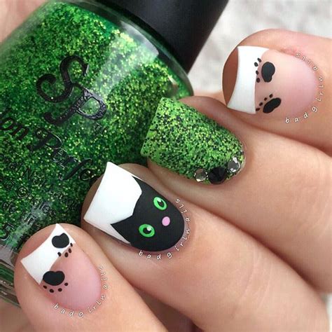 45 Cutest Cat Nail Designs and Nail Arts with Kittens for 2024