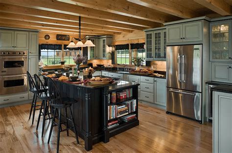 17 Amazing Log Cabin Kitchen Design To Inspire Your Home’s Look