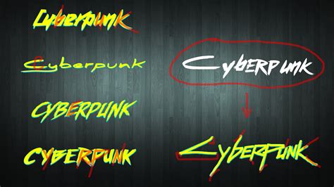 What is the font used in the logo of CyberPunk 2077 (Cyberpunk 2077)