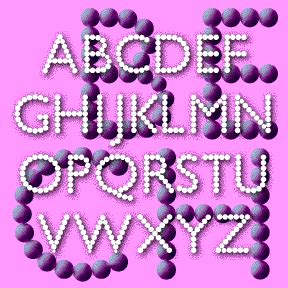 Bead Chain / Marquee | Harold's Fonts