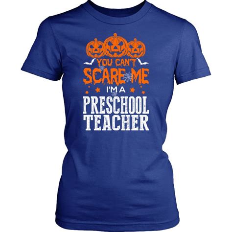 You Can't Scare Me I'm A Preschool Teacher | Christian tshirts women, Shirts, Womens shirts