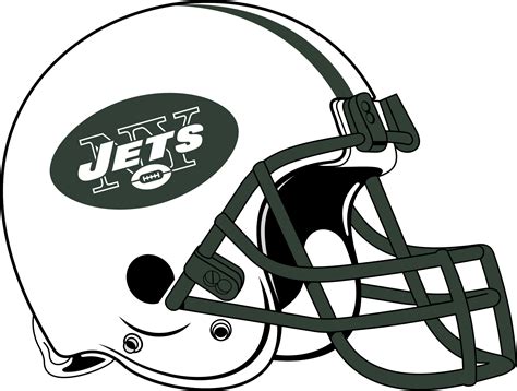 New York Jets Helmet Rightface - New York Jets Helmet Logo Clipart ...