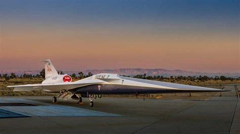 X-59 quiet supersonic jet from NASA and Lockheed makes its debut ...