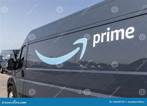 An Amazon Delivery Van With The Prime Logo Editorial Photo ...