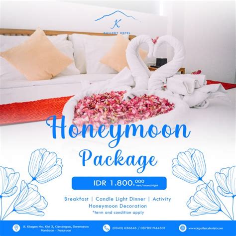 Honeymoon Package - K Gallery Hotel