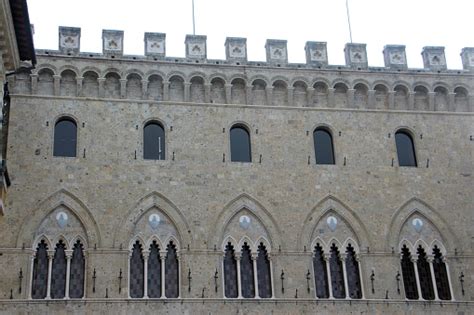 Siena Medieval Architecture Stock Photo - Download Image Now - 2015, Arcade, Architectural ...