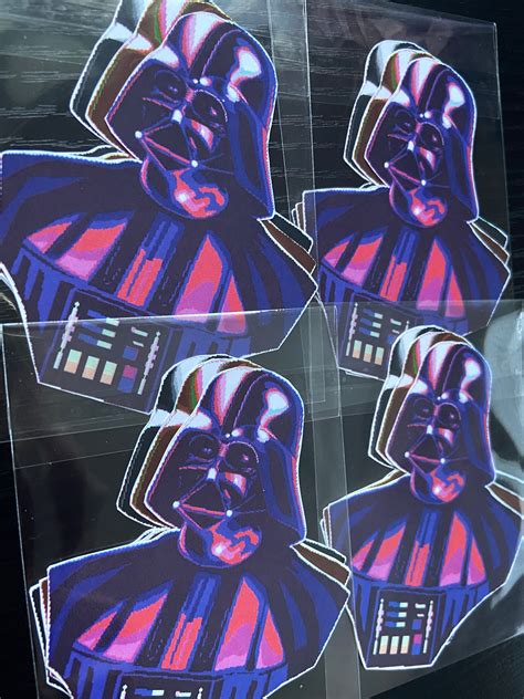 Darth Vader Pixel Art Sticker Pack | Etsy