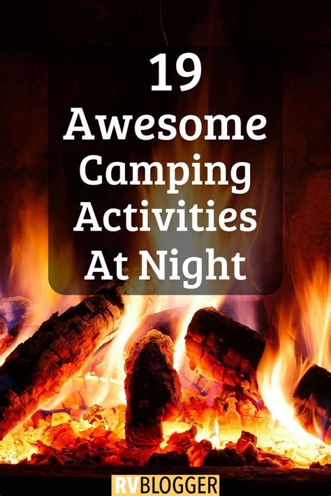 25 awesome camping activities at night – Artofit