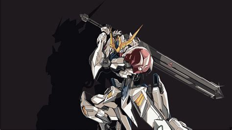 Red Gundam Wallpaper 4K