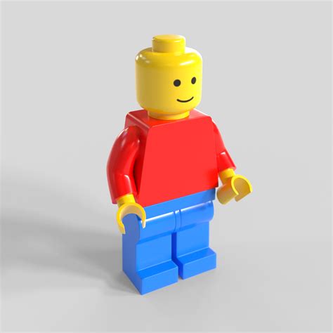 Lego Minifigure 3D Model - FlippedNormals