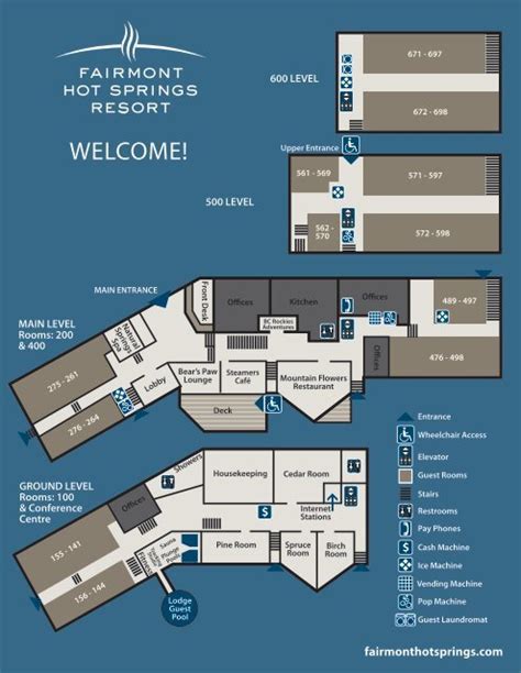 Lodge Map - Fairmont Hot Springs Resort