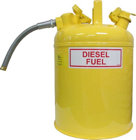 Type II Yellow Diesel Fuel Cans - Badger Contractors Rental & Supply, LLC