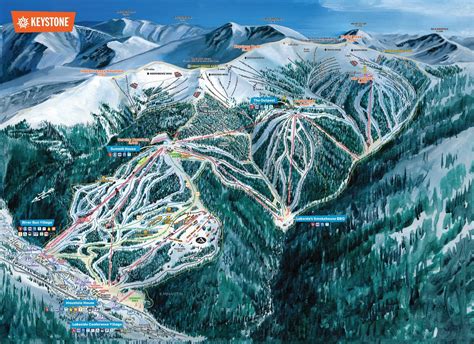 Keystone Resort Map | Keystone resort, Resort, Ski trip