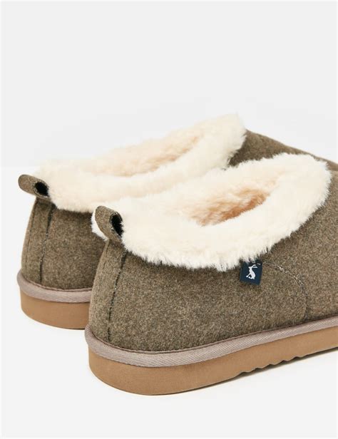 Faux Fur Lined Mule Slippers | Joules | M&S