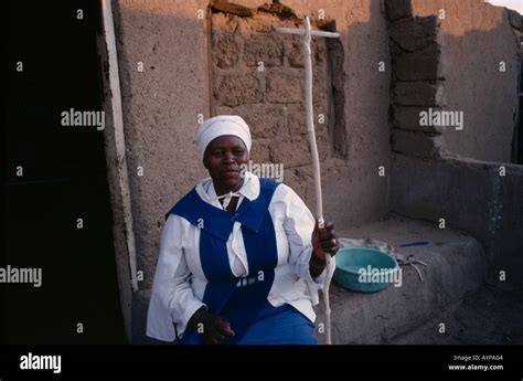 SOUTH AFRICA Religion People Christianity Portraits Female member of ...