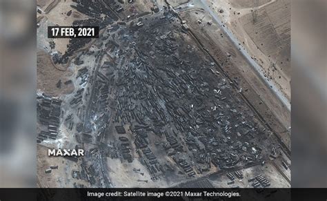 Satellite Pics Show 500 Oil Tankers Destroyed On Afghanistan-Iran Border